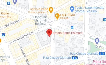 Notaio Paolo Palmieri a Roma